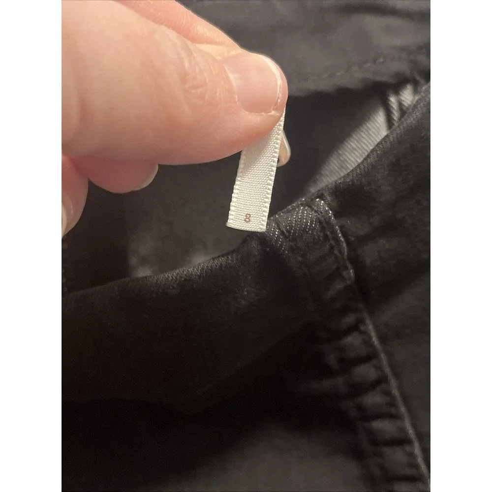 Free People‎ Modern Femme Denim Skirt in Black Size 8